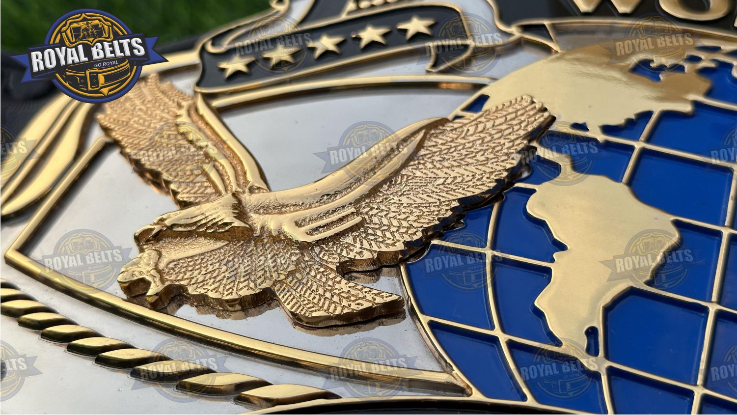 WWF Andre 87 Title CNC HD wrestling championship title belt adult size collectible.