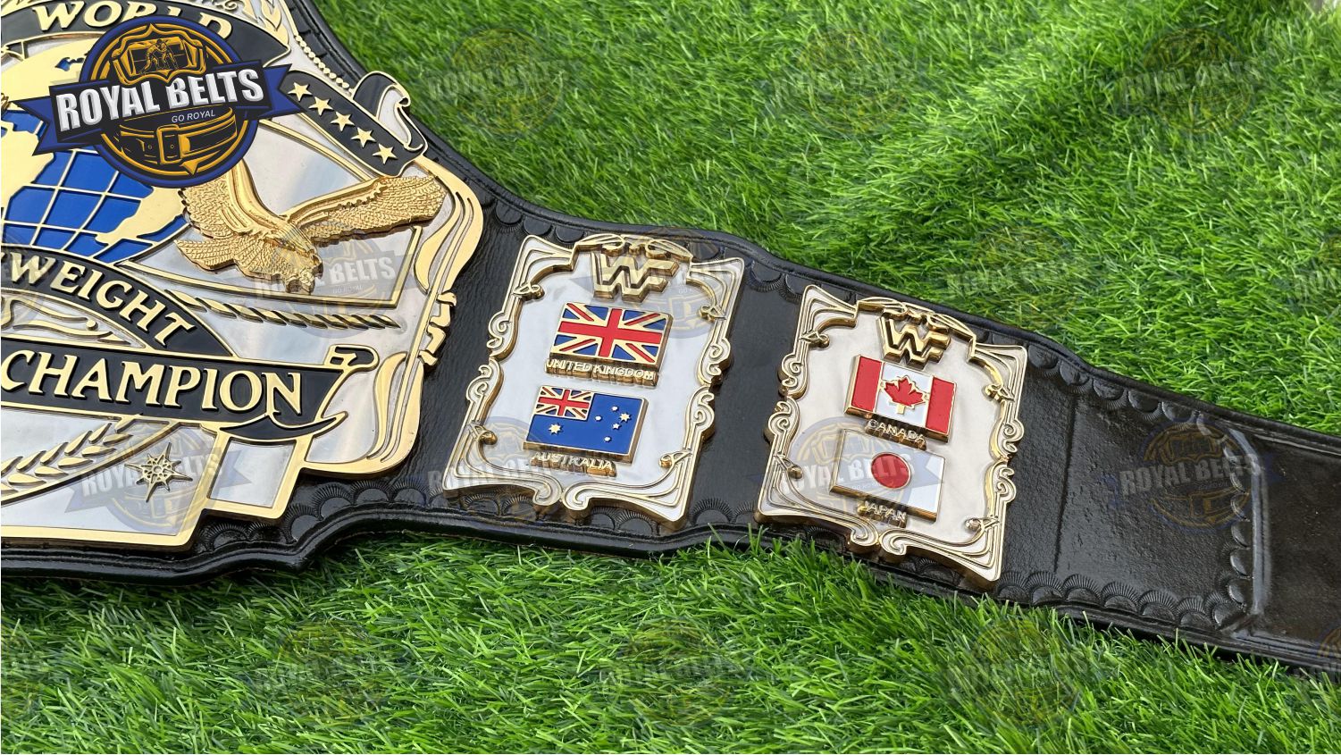 WWF Andre 87 Title CNC HD wrestling title belt with detailed center plate engraving