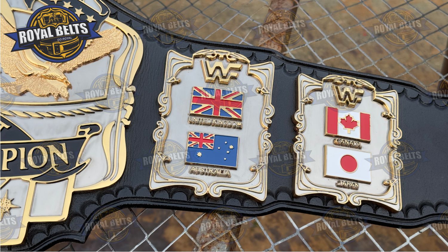 Andre 87 Title CNC HD retro WWF championship belt collector edition