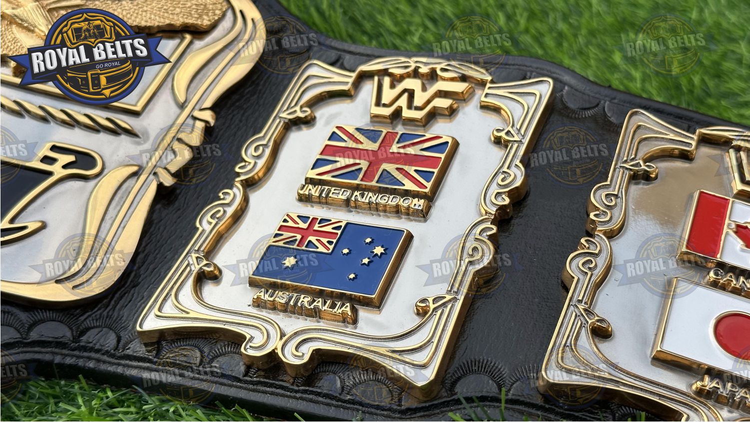 Andre 87 Title CNC HD replica championship belt with real leather strap