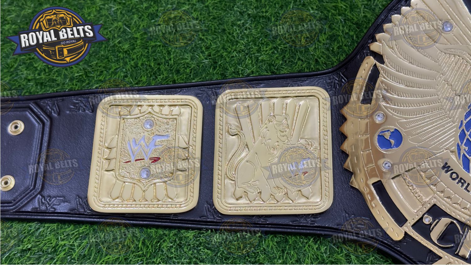 WWF Big Eagle Title Belt classic Attitude Era championship design