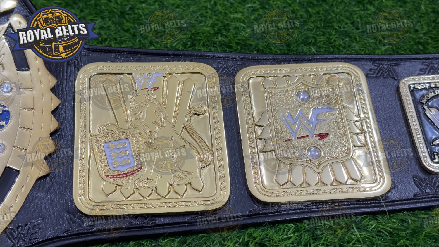 WWF Big Eagle Title Belt scratch logo wrestling championship belt