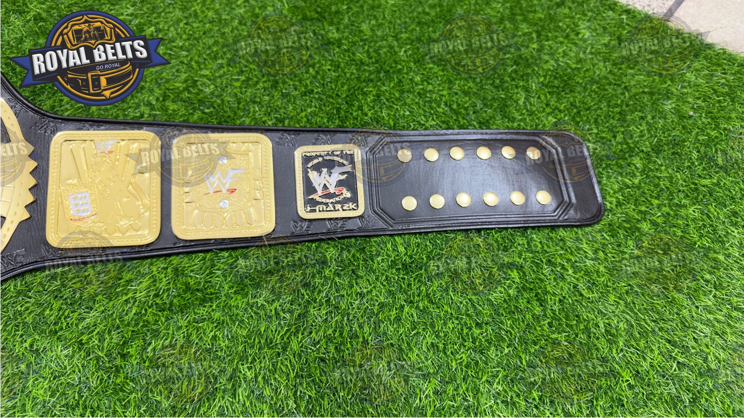 WWF Big Eagle Title Belt classic world heavyweight championship style