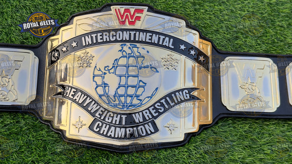 WWF Brasso Intercontinental zinc championship title belt