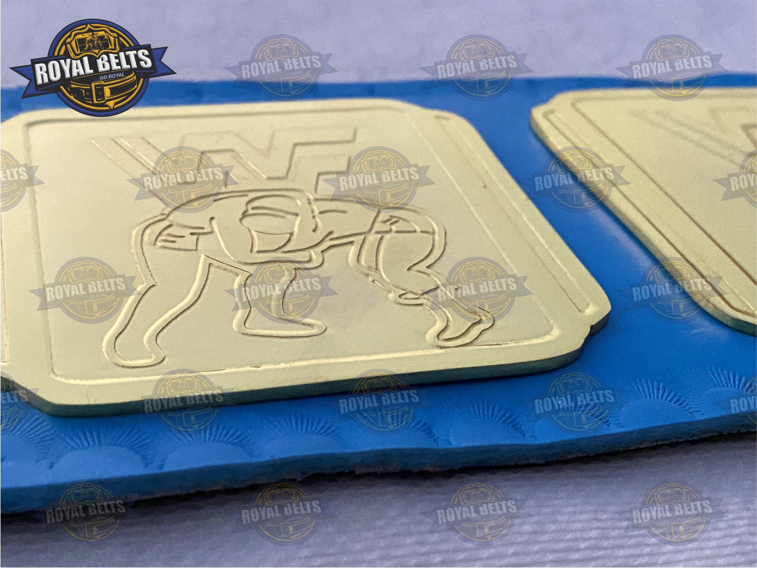 WWF Intercontinental Wrestling Championship Title Belt Brass Plated