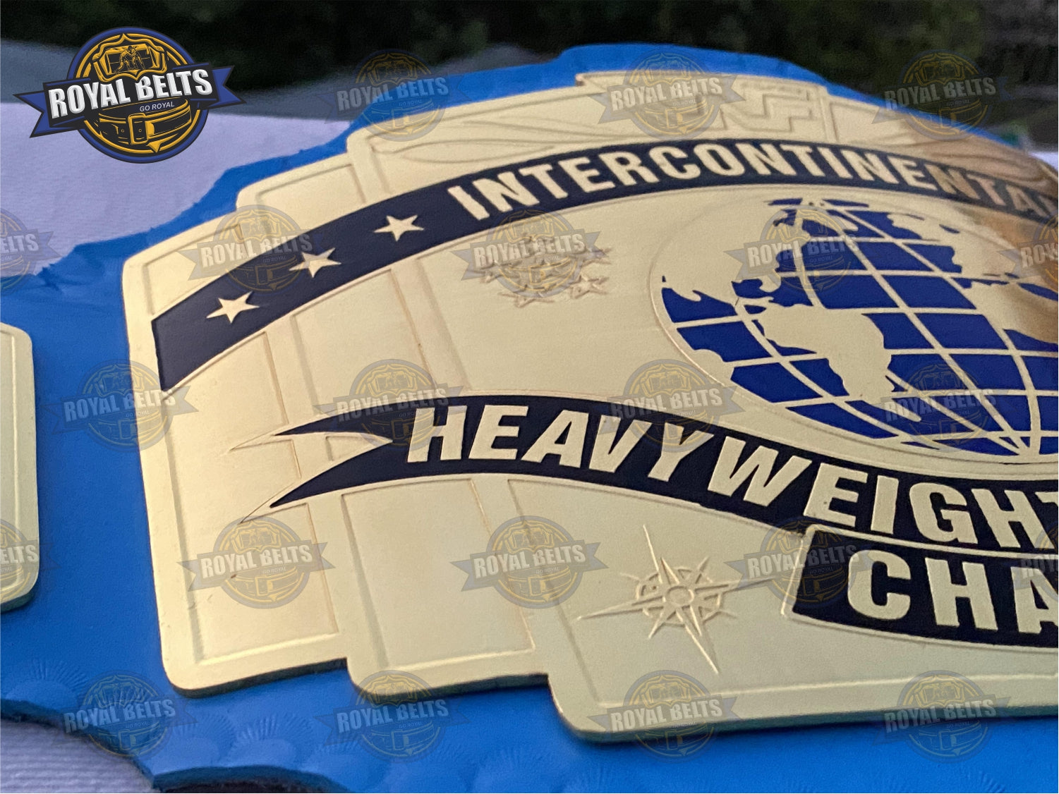 WWF Intercontinental Wrestling Championship Title Belt Brass Plated