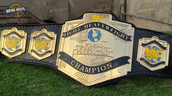 Light Heavyweight championship belt featuring raised HD CNC center, polished zinc, premium stitched leather strap Manufacture by Royal Belts