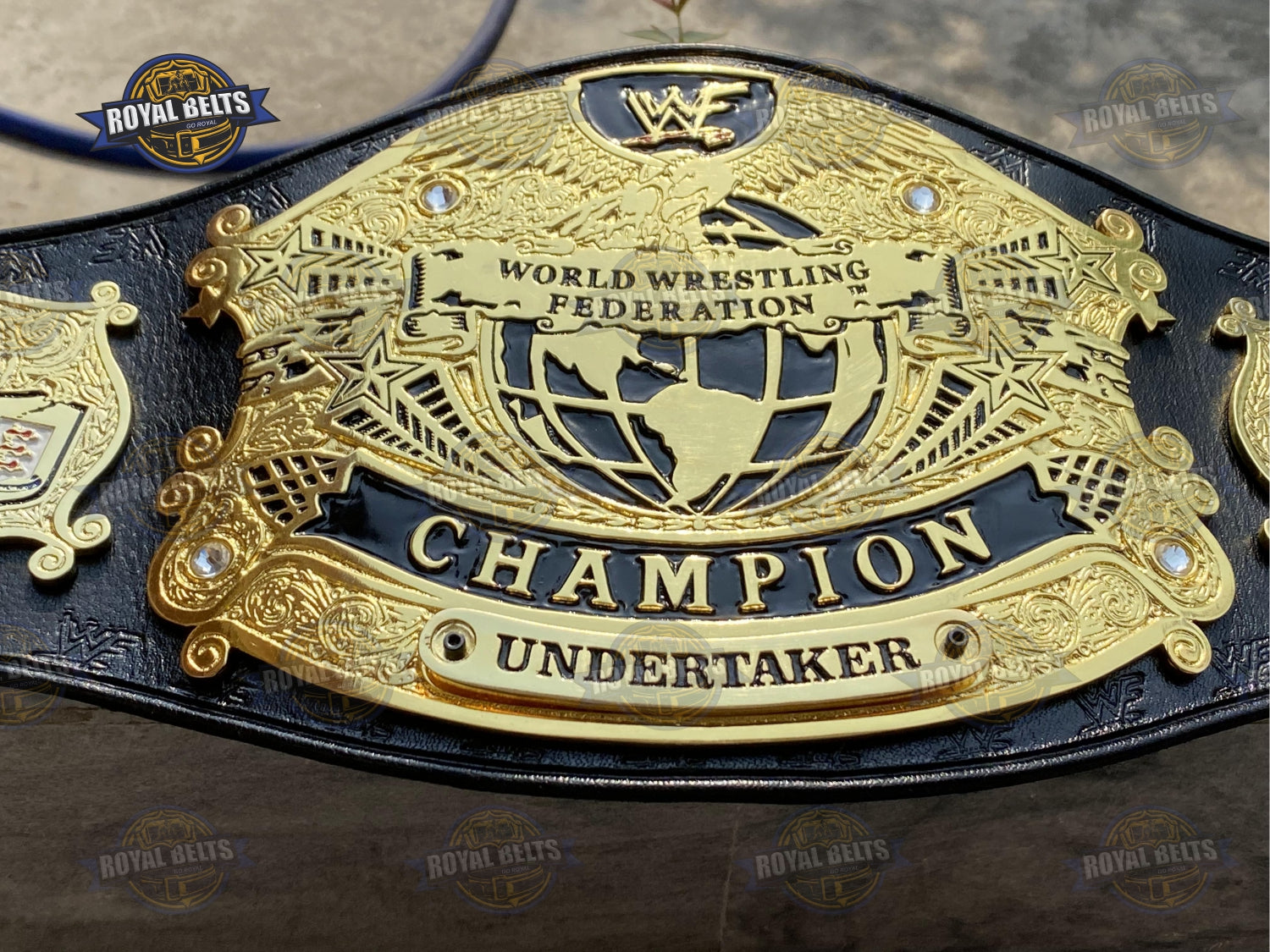 WWF V1 Undisputed championship title belt collectible Manufacture by Royal Belts 