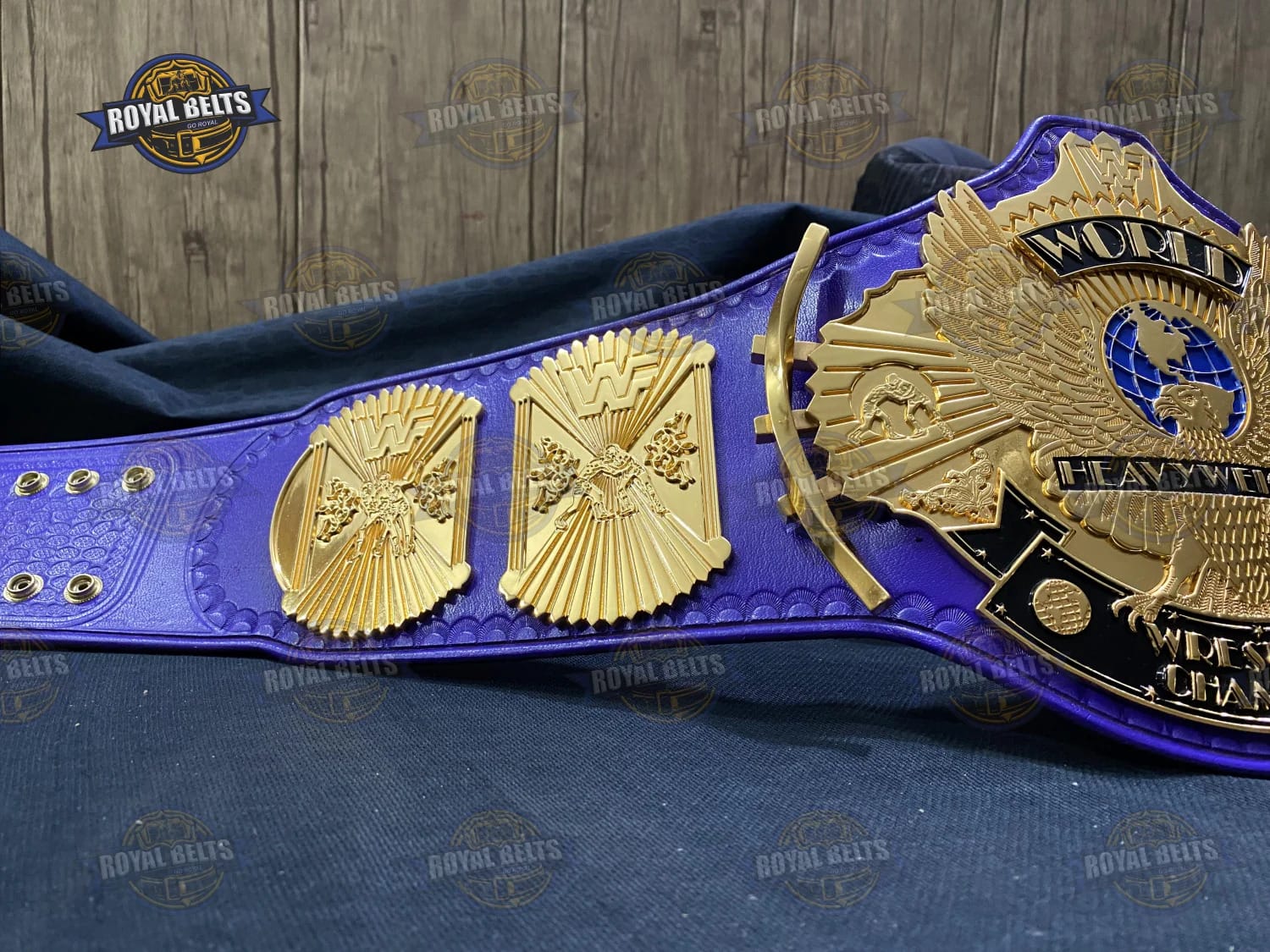 Eagle Championship Title Belt high relief engraved eagle on thick metal plates