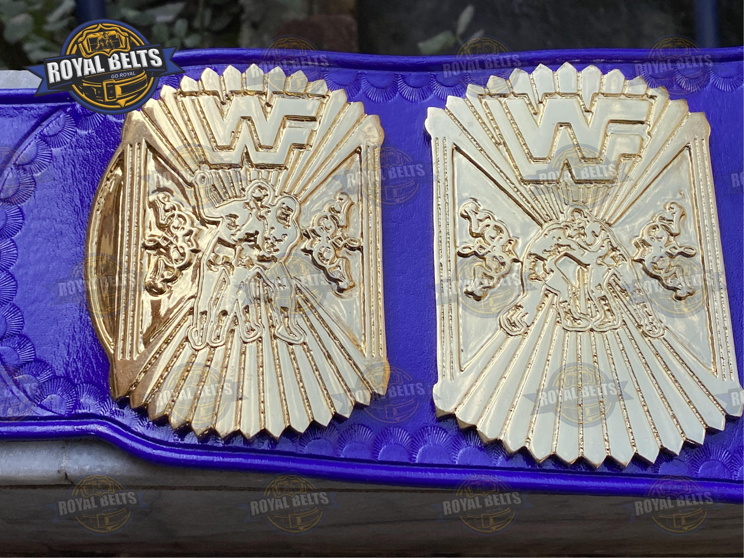 WWF Winged Eagle Championship Title Belt Zinc Plated