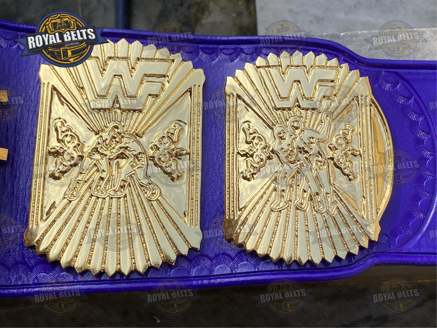 WWF Winged Eagle Championship Title Belt Zinc Plated