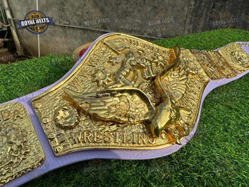 Bob Backlund Antonio Inoki wrestling title belt premium collectible Made by Royal Belts