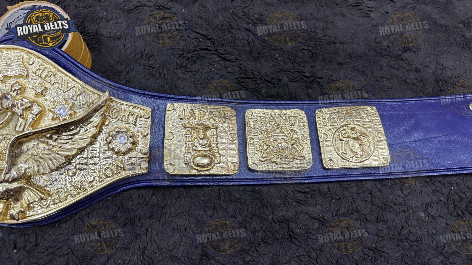 Bob Backlund Antonio Inoki title belt classic wrestling style