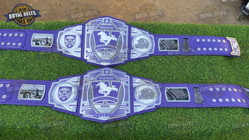 Mustangs Football title belt customised for fans Made by Royal Belts