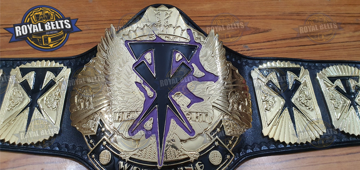 Winged Eagle Under Taker Logo Custom Title Belt Zinc Plated
