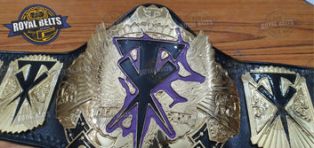 Winged Eagle Under Taker Logo Custom Title Belt Zinc Plated