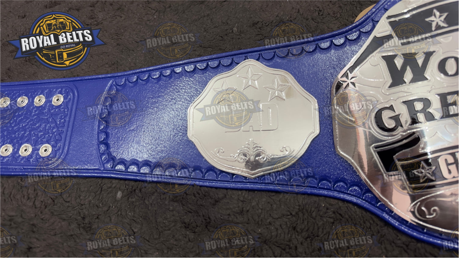 World Greatest Dad Title Belt custom engraved Dad trophy championship belt