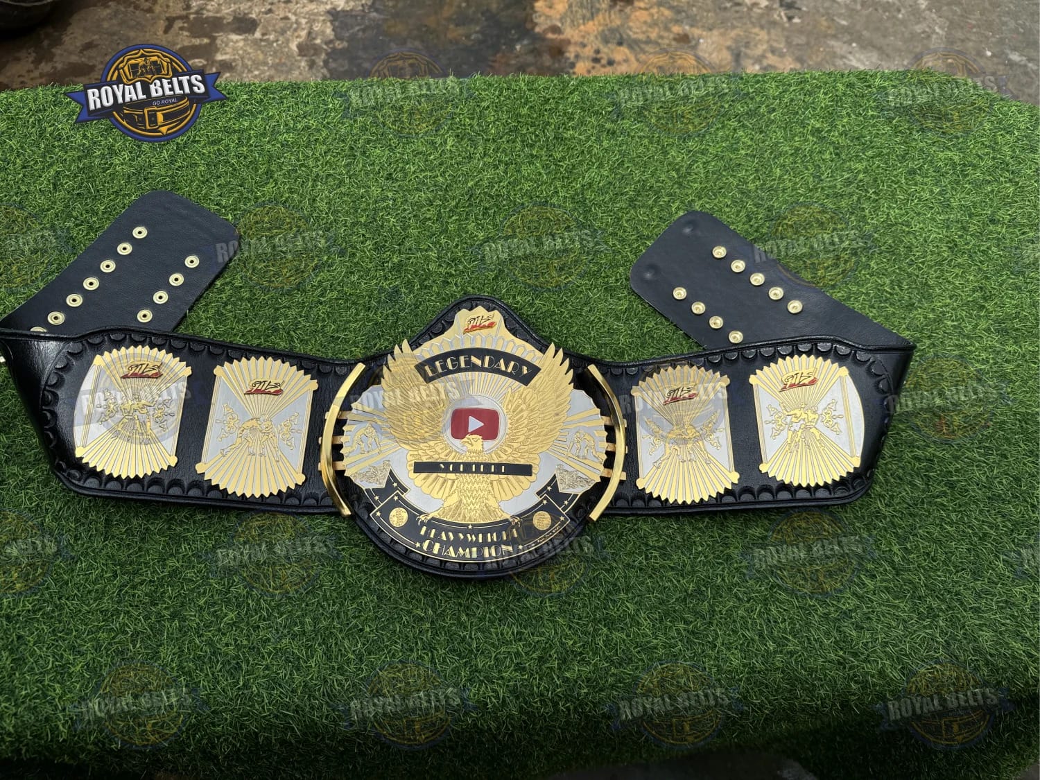 YouTube custom championship belt premium quality wrestling style Manufacture by Royal Belts 