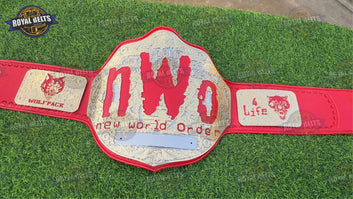 nWo Wolfpac Championship Wrestling Belt HD CNC Limited Edition Made by Royal Belts