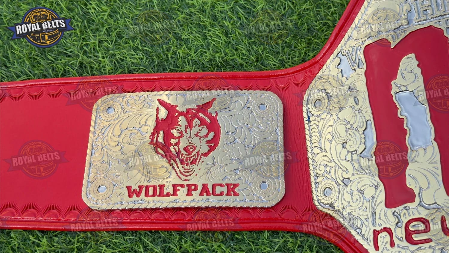 CNC nWo Wolfpac Replica Belt with Leather Strap